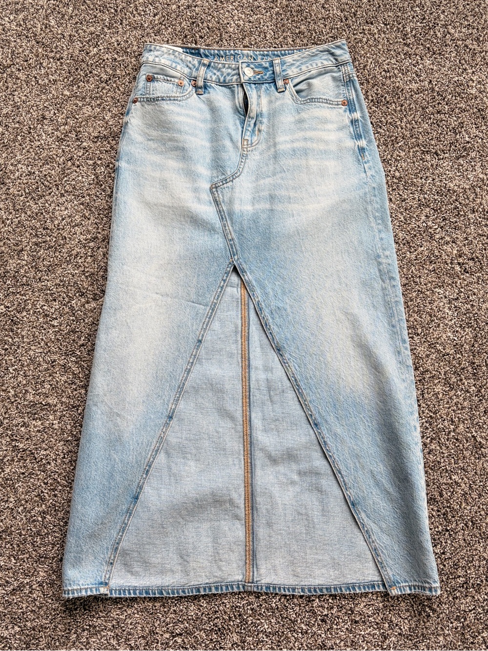 American Eagle Denim Maxi Skirt